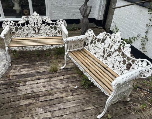 Cast iron coalbrookdale style - cast, coalbrookdale-style