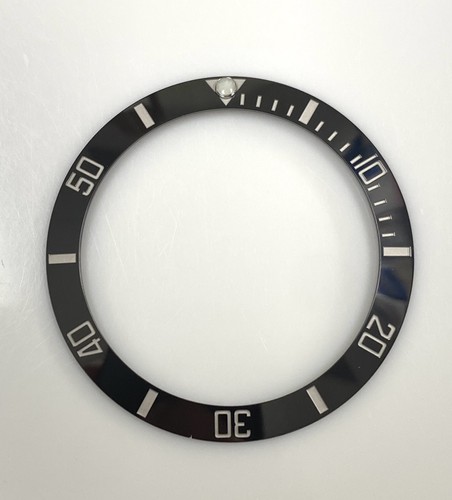 Black ceramic bezel insert - ceramic, for