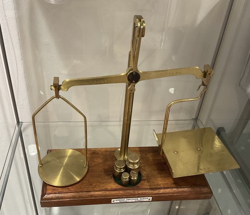 Antique postal scales with - antique,