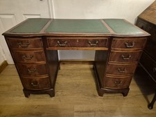 Vintage Bow Front Writng Desk