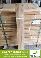 10 x 1.2m (4ft) square stakes