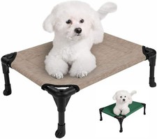 Veehoo Cooling Elevated Dog Bed Cat Bed Portable Raised Pet Breathable Mesh
