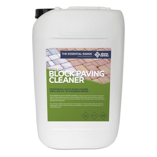 Block paving cleaner brick - block,