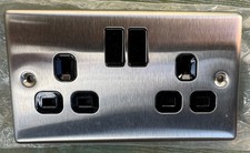 LAP 13A 2 Gang Switched Socket