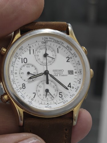 Seiko 5t52 6a19 world - seiko, 5t52-6a19