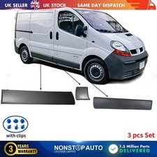 3 PCS DOOR PANEL MOULDING TRIM SET RIGHT SIDE FITS RENAULT Trafic MK2