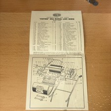 Qualcast Super Panther Ball bearing Roller Mower  Instructions