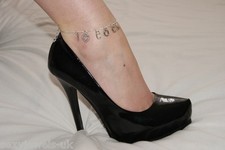 Premium 'I <3 COCK' Hotwife Anklet Ankle Chain Jewellery Cuckold Big Cock Lover