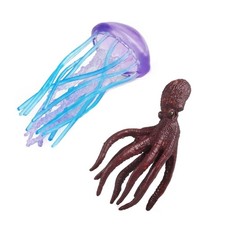 Squid Figure Jellyfish Figurine Realistic Jellyfish Toy Ocean Animals Figurines