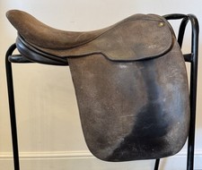 18” Fylde Hayden Brown Suede Show Saddle MW - W Fit