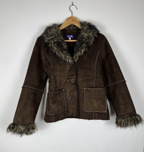 Vintage y2k faux suede fur - vintage,