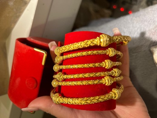Beautiful gold bangle 22k real - gold,