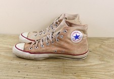 Chuck Taylor Converse Sneakers Mens 10 High Tops White Vintage USA