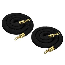 4 Feet Black Velvet Stanchion