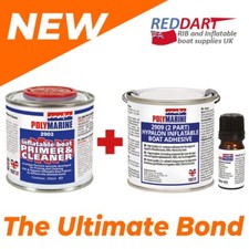 Hypalon Adhesive and Cleaner for the repair of Hypalon Inflatable boats and RIBs