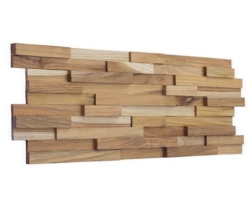 Split face wood tiles - wood,