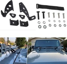 Hi Lift Jack Mount Hood/Door Hinge Bracket Kit For Jeep Wrangler JKU 2007-2019