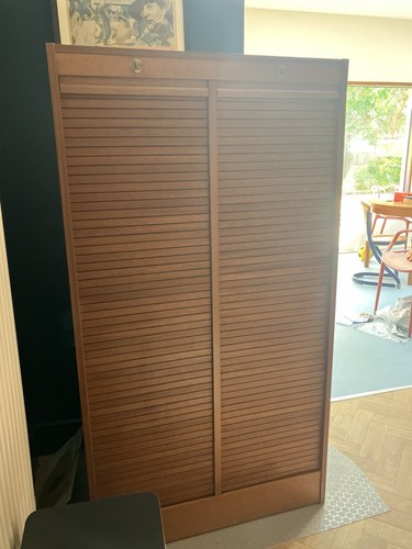 Double tambour cupboard - tambour,