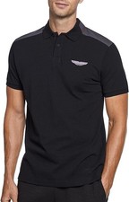 Hackett London Aston Martin Racing Colour Block Polo Shirt - Black 2XL