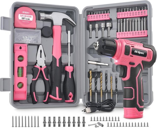 Battery drill set home - 8v,