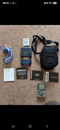 Game boy pocket clear with - game,