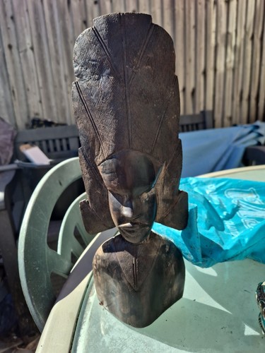 African tribal dark wooden - tribal,