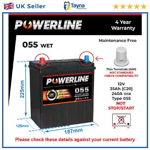 Battery fits reliant fox robin - battery,