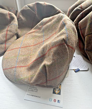 New Laksen Melville Tweed Counrty 100% Wool Teflon Coated Cap SALE PRICE