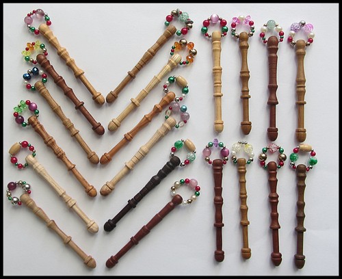 Lace bobbins - lace,