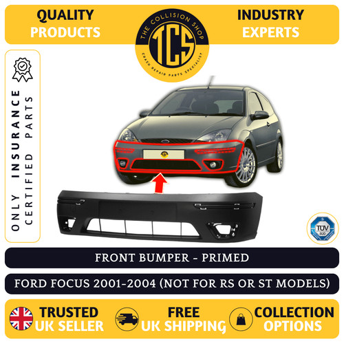 Front bumper primed for - bumper, ford
