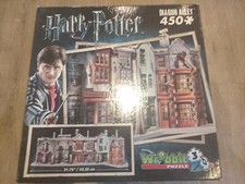 Harry Potter Diagon Alley Wrebbit 3D Jigsaw Puzzle 450 Pieces Complete