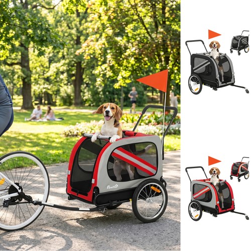 Dog bike trailer - dog, pet