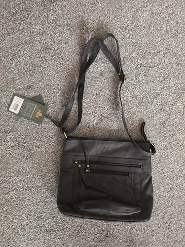 Rowallan black large leather - black,