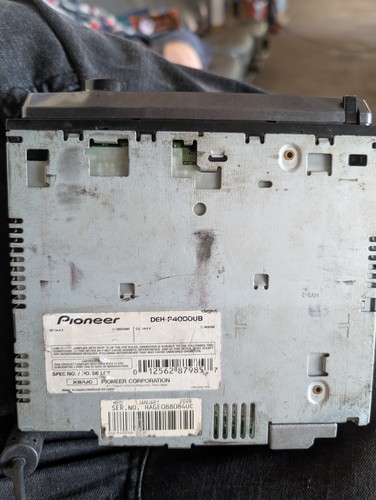 Pioneer deh p4000ub - pioneer, deh-p4000ub