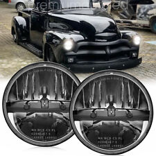 Pair 7" led Conversion Headlight Sealed High Low Beam For Ford Escort Mk2 Consul