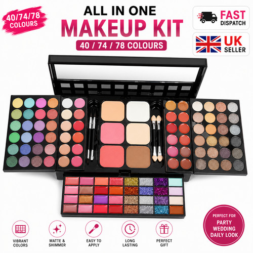 Colour makeup kit - 74, eyeshadow