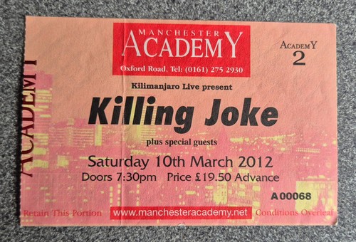 Used concert ticket killing - ticket,