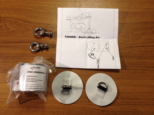 Point davit lifting kit - davit,