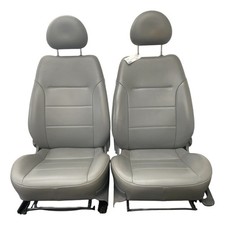 Vauxhall Corsa C Pair Of Grey Leather Front Seats 5 Door