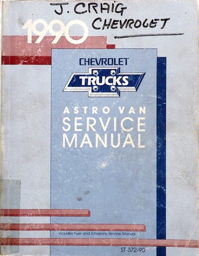 1990 chevy astro van factory - van,