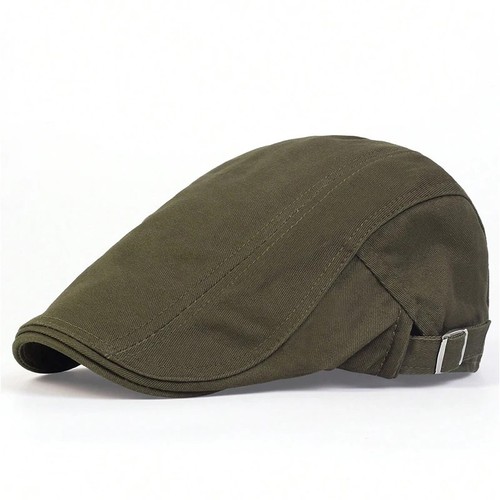 Men flat cap washed - washed, newsboy