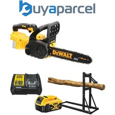 Dewalt DCM565 18v XR 30cm Brushless Cordless Chainsaw x1 5ah Kit with Log Holder