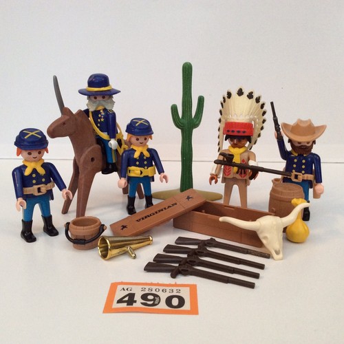 Western civil war playmobi - western,