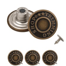 Jeans Buttons Hammer on Denim