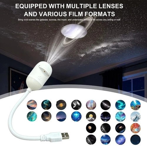 Usb galaxy projector - usb, starry