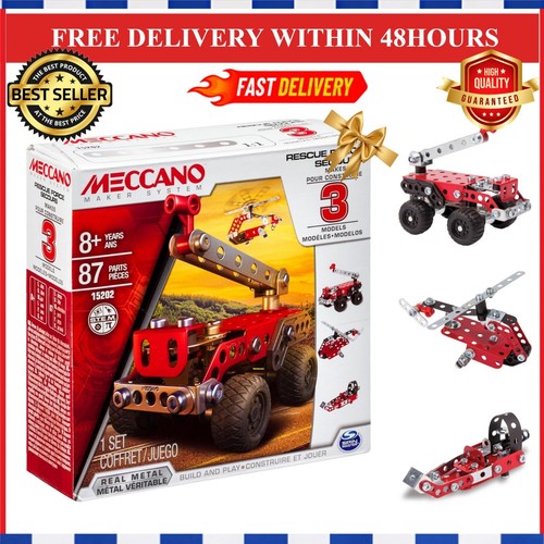 Meccano model set rescue - meccano,