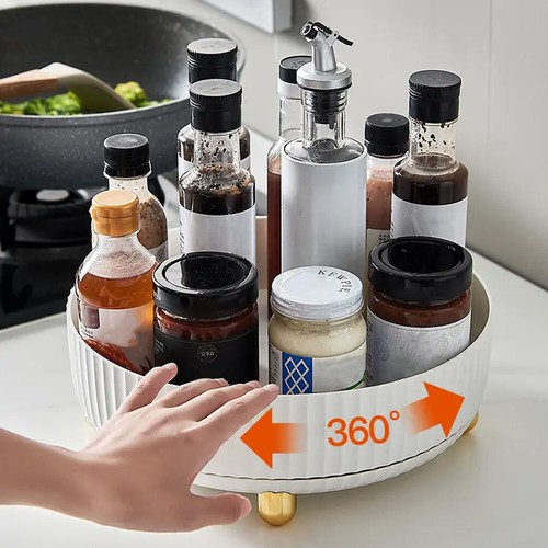 Rotating cupboard organiser - cupboard,