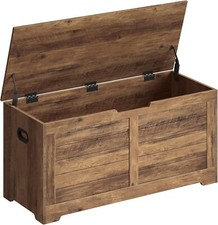 Storage Chest, Storage Bench, Blanket Box with 2 Safety Hinges,