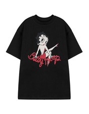 Betty Boop Black Leg Short