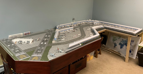 Custom 500 model airport - 1:500,